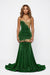 Ivy Emerald Glitter Gown