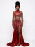 Lady in Red Gown