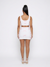 Rich Auntie 2 Piece Set | Pink Ribbon Rhinestone Skirt Set