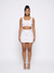 Rich Auntie 2 Piece Set | Pink Ribbon Rhinestone Skirt Set